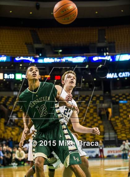 Thumbnail 1 in Bishop Hendricken @ Malden Catholic (Good Sports TD Garden Invitational) photogallery.