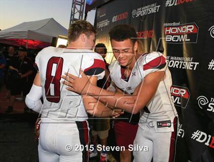 Thumbnail 1 in Cathedral Catholic vs. Oaks Christian (2015 SoCal Honor Bowl) photogallery.