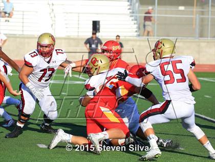 Thumbnail 2 in Cathedral Catholic vs. Oaks Christian (2015 SoCal Honor Bowl) photogallery.