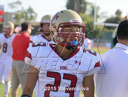 Thumbnail 2 in Cathedral Catholic vs. Oaks Christian (2015 SoCal Honor Bowl) photogallery.