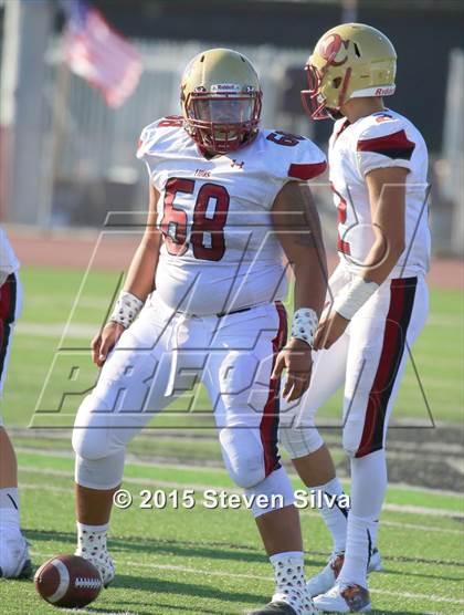 Thumbnail 1 in Cathedral Catholic vs. Oaks Christian (2015 SoCal Honor Bowl) photogallery.