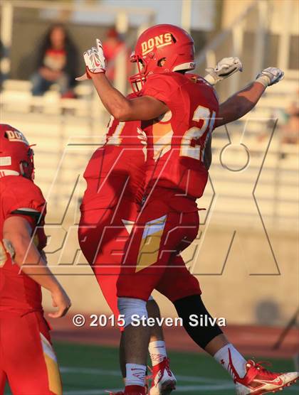 Thumbnail 1 in Cathedral Catholic vs. Oaks Christian (2015 SoCal Honor Bowl) photogallery.