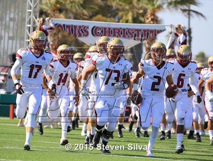 Thumbnail 3 in Cathedral Catholic vs. Oaks Christian (2015 SoCal Honor Bowl) photogallery.