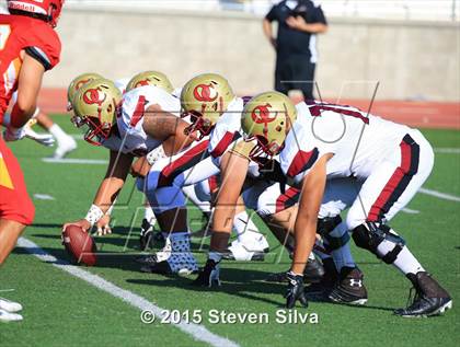 Thumbnail 2 in Cathedral Catholic vs. Oaks Christian (2015 SoCal Honor Bowl) photogallery.