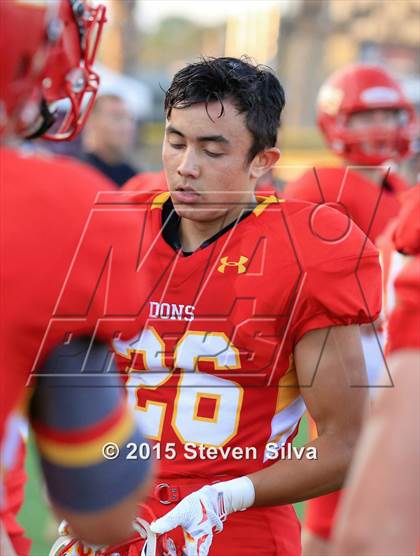 Thumbnail 2 in Cathedral Catholic vs. Oaks Christian (2015 SoCal Honor Bowl) photogallery.