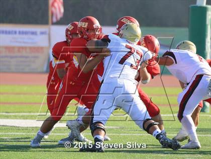 Thumbnail 2 in Cathedral Catholic vs. Oaks Christian (2015 SoCal Honor Bowl) photogallery.