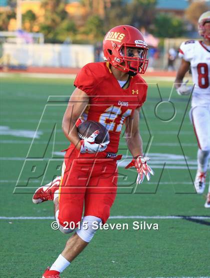 Thumbnail 1 in Cathedral Catholic vs. Oaks Christian (2015 SoCal Honor Bowl) photogallery.
