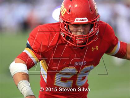 Thumbnail 2 in Cathedral Catholic vs. Oaks Christian (2015 SoCal Honor Bowl) photogallery.