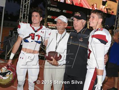 Thumbnail 3 in Cathedral Catholic vs. Oaks Christian (2015 SoCal Honor Bowl) photogallery.