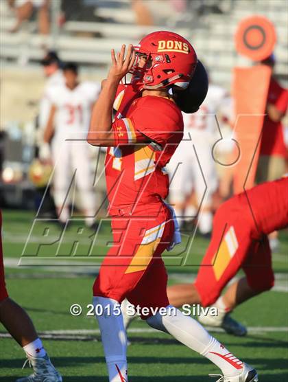 Thumbnail 3 in Cathedral Catholic vs. Oaks Christian (2015 SoCal Honor Bowl) photogallery.
