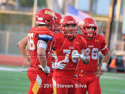 Thumbnail 3 in Cathedral Catholic vs. Oaks Christian (2015 SoCal Honor Bowl) photogallery.