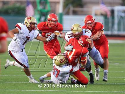 Thumbnail 2 in Cathedral Catholic vs. Oaks Christian (2015 SoCal Honor Bowl) photogallery.