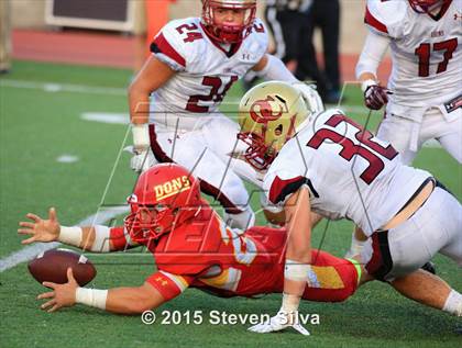 Thumbnail 1 in Cathedral Catholic vs. Oaks Christian (2015 SoCal Honor Bowl) photogallery.