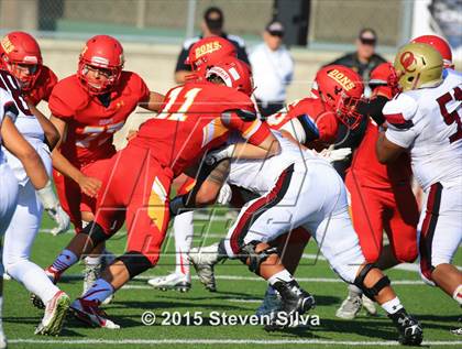 Thumbnail 2 in Cathedral Catholic vs. Oaks Christian (2015 SoCal Honor Bowl) photogallery.