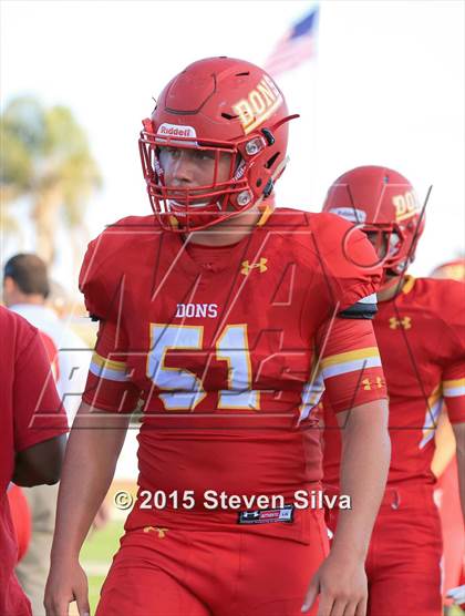 Thumbnail 3 in Cathedral Catholic vs. Oaks Christian (2015 SoCal Honor Bowl) photogallery.