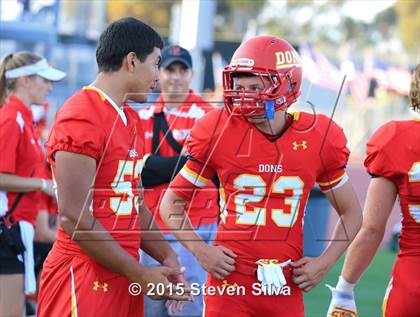 Thumbnail 1 in Cathedral Catholic vs. Oaks Christian (2015 SoCal Honor Bowl) photogallery.