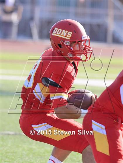 Thumbnail 1 in Cathedral Catholic vs. Oaks Christian (2015 SoCal Honor Bowl) photogallery.