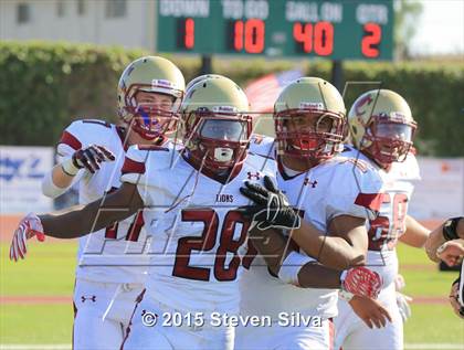 Thumbnail 3 in Cathedral Catholic vs. Oaks Christian (2015 SoCal Honor Bowl) photogallery.