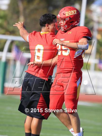 Thumbnail 2 in Cathedral Catholic vs. Oaks Christian (2015 SoCal Honor Bowl) photogallery.