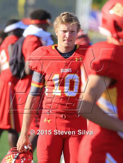Thumbnail 1 in Cathedral Catholic vs. Oaks Christian (2015 SoCal Honor Bowl) photogallery.