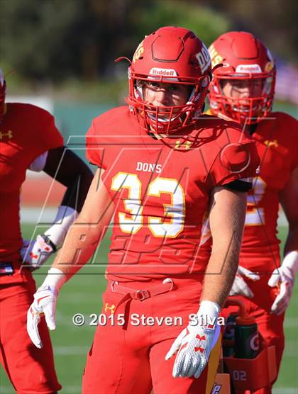 Thumbnail 2 in Cathedral Catholic vs. Oaks Christian (2015 SoCal Honor Bowl) photogallery.