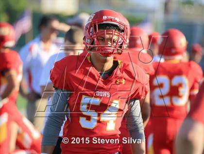 Thumbnail 2 in Cathedral Catholic vs. Oaks Christian (2015 SoCal Honor Bowl) photogallery.