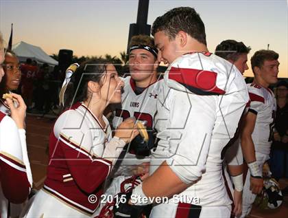 Thumbnail 2 in Cathedral Catholic vs. Oaks Christian (2015 SoCal Honor Bowl) photogallery.