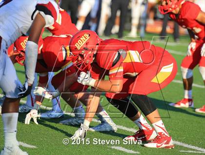 Thumbnail 2 in Cathedral Catholic vs. Oaks Christian (2015 SoCal Honor Bowl) photogallery.