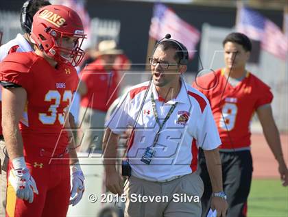 Thumbnail 3 in Cathedral Catholic vs. Oaks Christian (2015 SoCal Honor Bowl) photogallery.