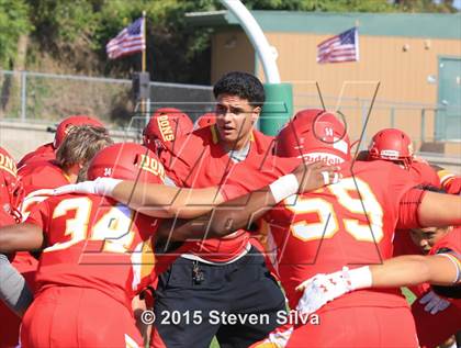 Thumbnail 2 in Cathedral Catholic vs. Oaks Christian (2015 SoCal Honor Bowl) photogallery.