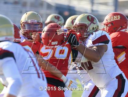 Thumbnail 2 in Cathedral Catholic vs. Oaks Christian (2015 SoCal Honor Bowl) photogallery.