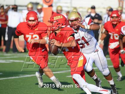 Thumbnail 1 in Cathedral Catholic vs. Oaks Christian (2015 SoCal Honor Bowl) photogallery.