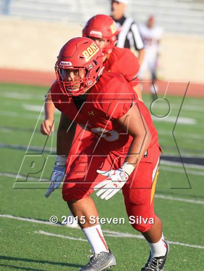 Thumbnail 2 in Cathedral Catholic vs. Oaks Christian (2015 SoCal Honor Bowl) photogallery.