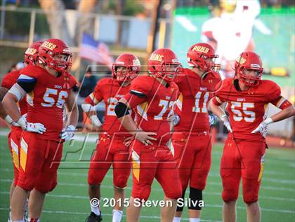 Thumbnail 2 in Cathedral Catholic vs. Oaks Christian (2015 SoCal Honor Bowl) photogallery.