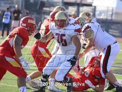 Thumbnail 3 in Cathedral Catholic vs. Oaks Christian (2015 SoCal Honor Bowl) photogallery.