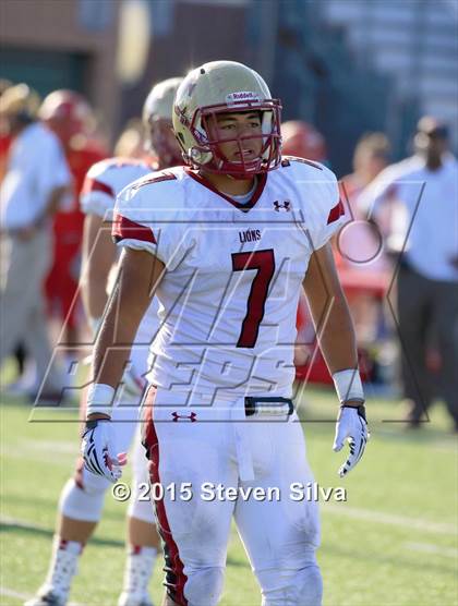 Thumbnail 1 in Cathedral Catholic vs. Oaks Christian (2015 SoCal Honor Bowl) photogallery.
