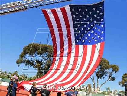 Thumbnail 1 in Cathedral Catholic vs. Oaks Christian (2015 SoCal Honor Bowl) photogallery.