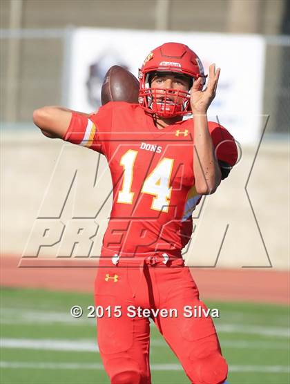 Thumbnail 3 in Cathedral Catholic vs. Oaks Christian (2015 SoCal Honor Bowl) photogallery.