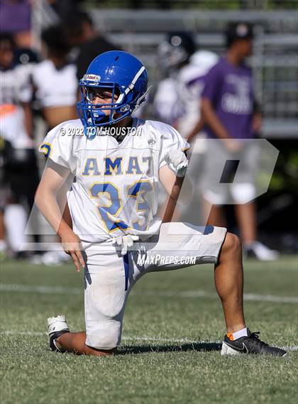 Thumbnail 1 in Bishop Amat vs Rancho Cucamonga (Scrimmage) photogallery.
