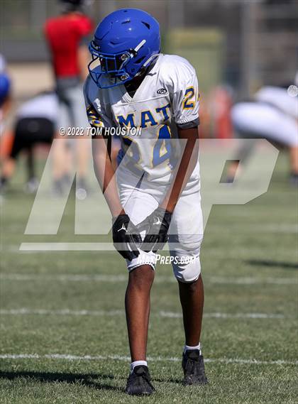 Thumbnail 2 in Bishop Amat vs Rancho Cucamonga (Scrimmage) photogallery.