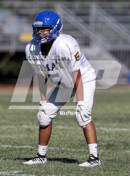 Thumbnail 2 in Bishop Amat vs Rancho Cucamonga (Scrimmage) photogallery.
