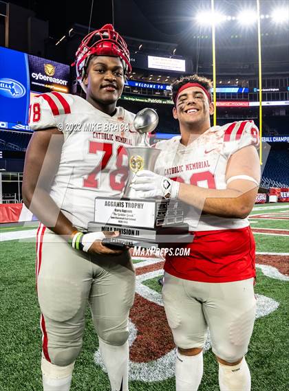 Thumbnail 1 in Catholic Memorial vs King Philip Regional (MIAA Division 2 State Final) photogallery.