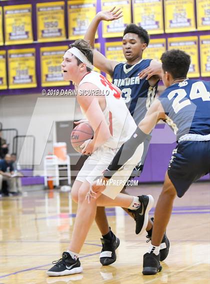 Thumbnail 3 in Desert Vista vs. Seton Catholic (Fear the Hop Tournament) photogallery.