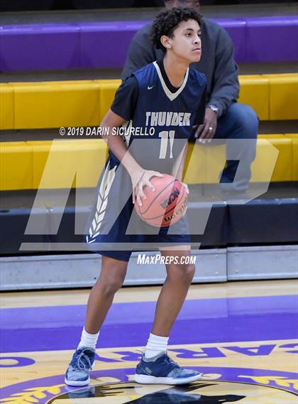 Thumbnail 3 in Desert Vista vs. Seton Catholic (Fear the Hop Tournament) photogallery.