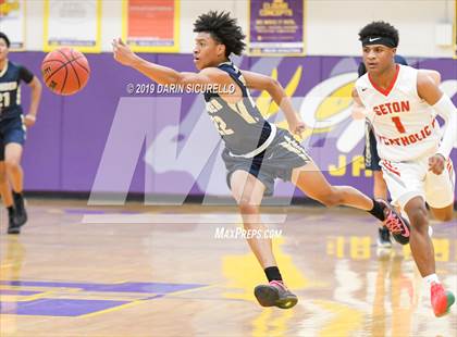 Thumbnail 3 in Desert Vista vs. Seton Catholic (Fear the Hop Tournament) photogallery.