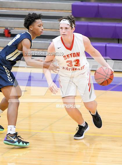Thumbnail 1 in Desert Vista vs. Seton Catholic (Fear the Hop Tournament) photogallery.
