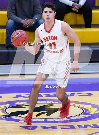 Thumbnail 1 in Desert Vista vs. Seton Catholic (Fear the Hop Tournament) photogallery.