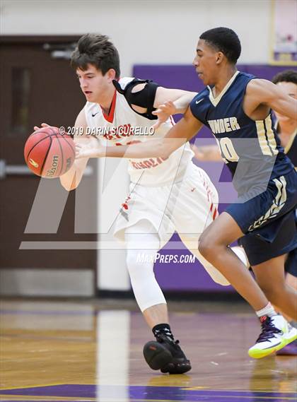 Thumbnail 2 in Desert Vista vs. Seton Catholic (Fear the Hop Tournament) photogallery.