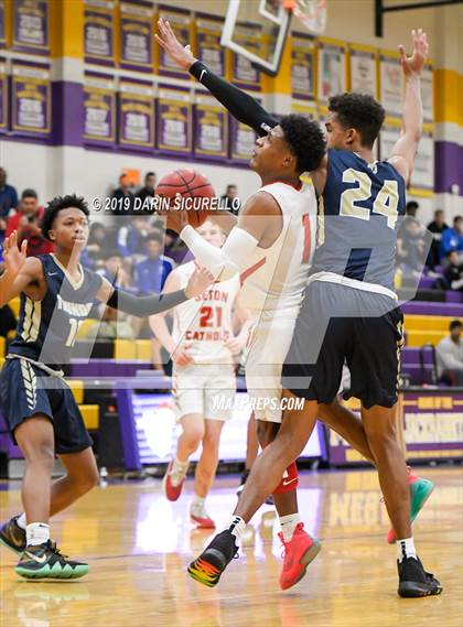 Thumbnail 1 in Desert Vista vs. Seton Catholic (Fear the Hop Tournament) photogallery.