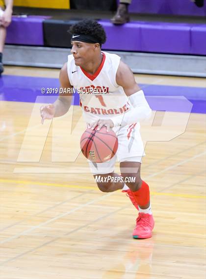 Thumbnail 3 in Desert Vista vs. Seton Catholic (Fear the Hop Tournament) photogallery.